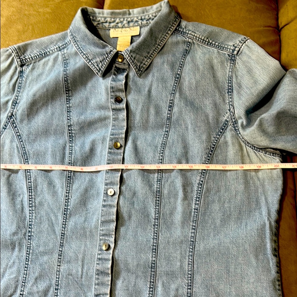 J. Jill Denim Shirt - Picture 9 of 11